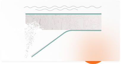 Пример раскрошившегося гипсокартонного листа