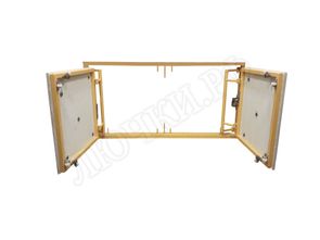 Люк под плитку Нажимной Апельсин, 2 створки Люк под плитку Нажимной Апельсин, 2 створки