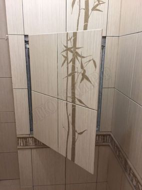 Люк под плитку Нажимной Секрет-Лайт 300*200 Люк под плитку Нажимной Секрет-Лайт 300*200