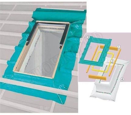 Комплект окладов XDK RU гидро-пароизоляционный с утеплением 660*1180 Комплект окладов XDK RU гидро-пароизоляционный с утеплением 660*1180