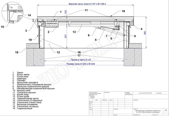 Люк для выхода на кровлю Оптимус 900*700 Люк для выхода на кровлю Оптимус 900*700