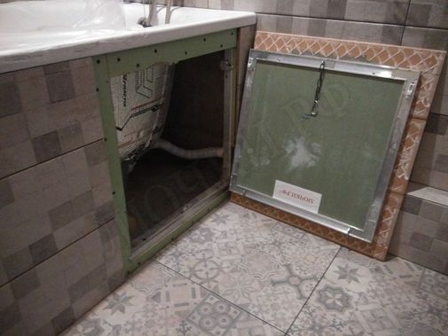 Люк под плитку АлюЛайт Распродажа 500*600 Люк под плитку АлюЛайт Распродажа 500*600