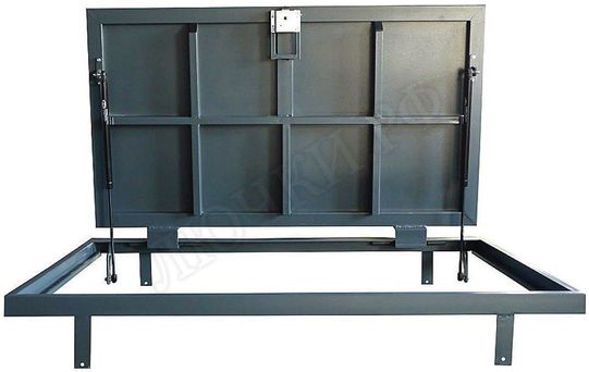 Напольный люк Самоподъемный Усиленный, Короб, Сталь, 1 створка Напольный люк Самоподъемный Усиленный, Короб, Сталь, 1 створка