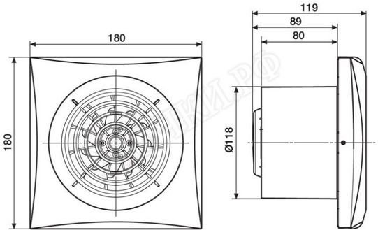 Вентилятор SILENT-200 CRZ Вентилятор SILENT-200 CRZ