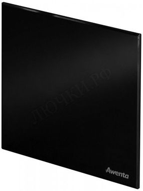 Вытяжной вентилятор Awenta System+, Turbo, 125 KWT125H, Trax, PTCB125P, Чёрный глянцевый, пластик Вытяжной вентилятор Awenta System+, Turbo, 125 KWT125H, Trax, PTCB125P, Чёрный глянцевый, пластик
