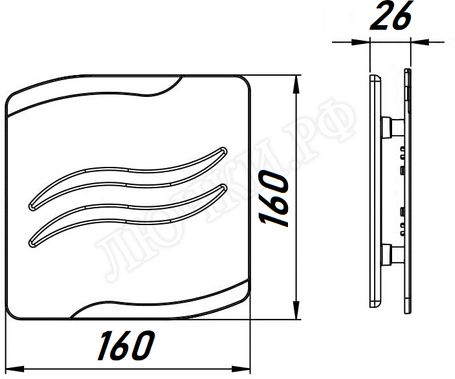 Вытяжной вентилятор Awenta System+, Turbo, 100, KWT100CTR, PSB100, Белый, пластик Вытяжной вентилятор Awenta System+, Turbo, 100, KWT100CTR, PSB100, Белый, пластик