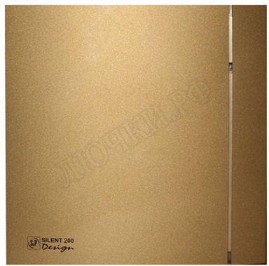 Вытяжной вентилятор SILENT-200 CZ GOLD DESIGN-4C Вытяжной вентилятор SILENT-200 CZ GOLD DESIGN-4C