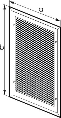 Решетка металлическая с перфорацией Кружок накладная 800*150 Решетка металлическая с перфорацией Кружок накладная 800*150